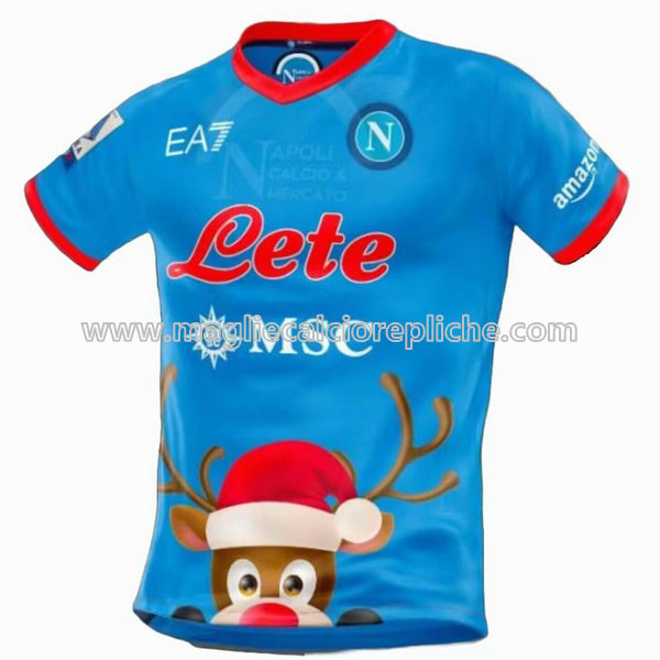 christmas maglie calcio napoli 2022 2023 blu