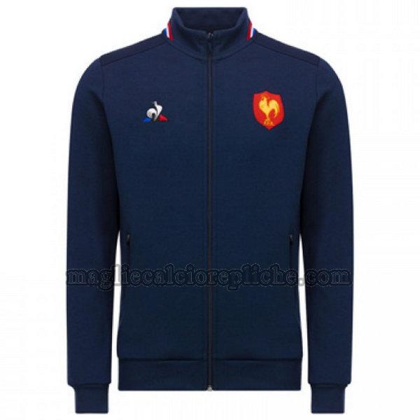 abbigliamento giacca calcio francia 2018-2019 blu