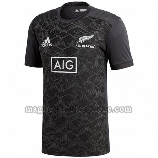 abbigliamento maglie calcio all blacks 2018 nero