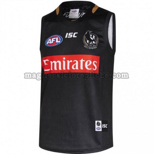 abbigliamento maglie calcio collingwood magpies 2019 nero