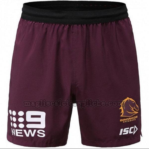 abbigliamento pantaloncini calcio brisbane broncos 2018 porpora