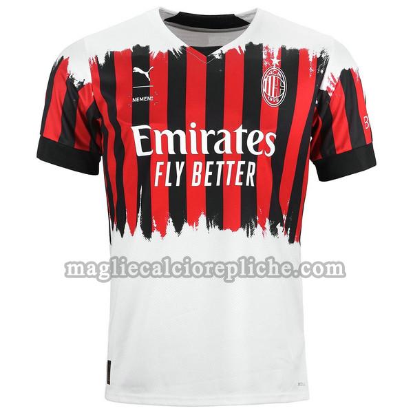 ac milan x nemen maglie calcio ac milan 2022 rosso bianco