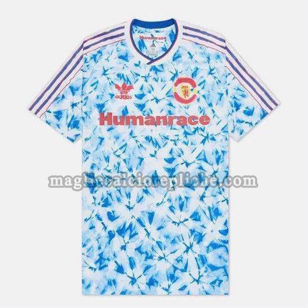 adidas design maglie calcio manchester united 2020-2021 blu