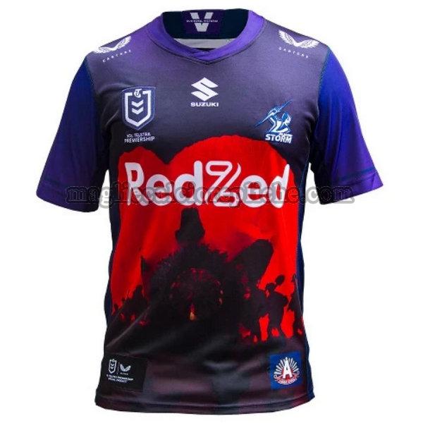 anzac maglie calcio melbourne storm 2021 porpora