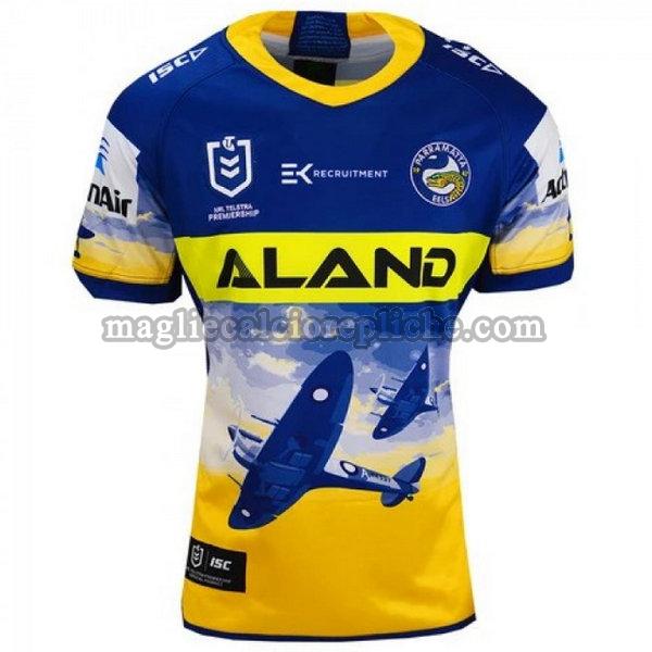 anzac maglie calcio parramatta eels 2020 giallo