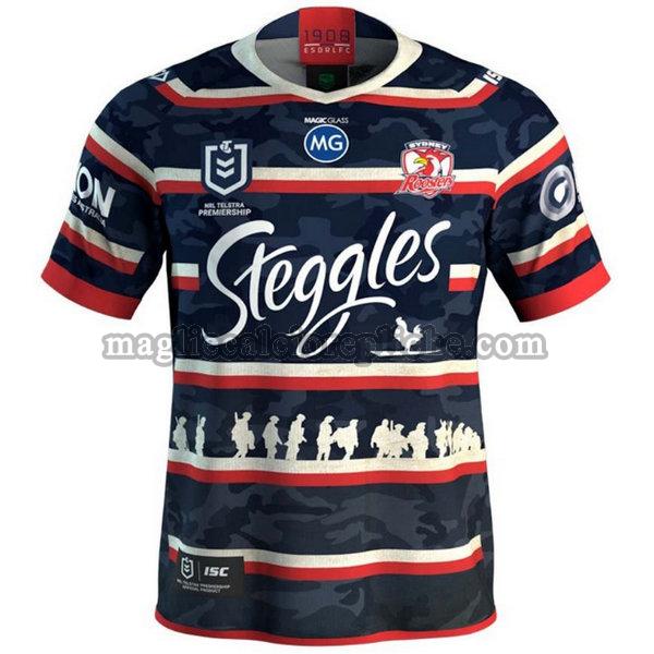 anzac maglie calcio sydney roosters 2019 blu