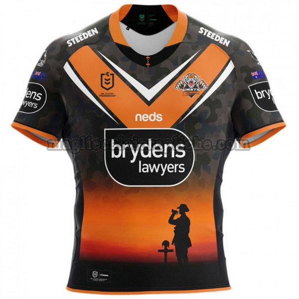 anzac maglie calcio wests tigers 2021 nero