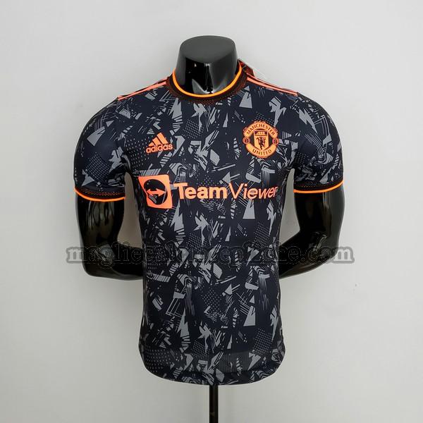 camo maglie calcio manchester united 2022 2023 player nero