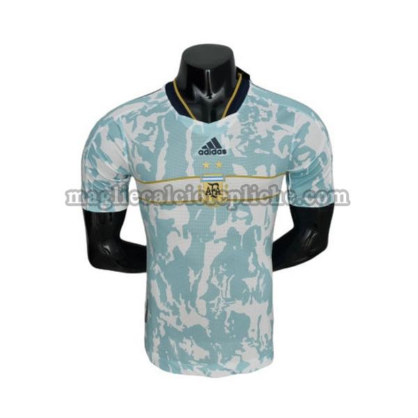 classic maglie calcio argentina 2022 player blu