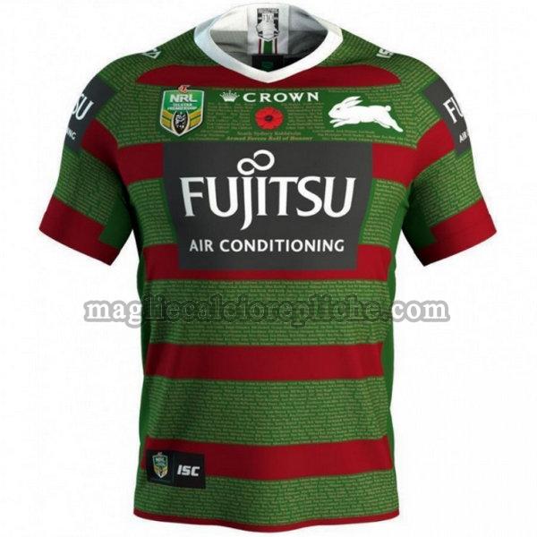 commemorative maglie calcio south sydney rabbitohs 2018 verde