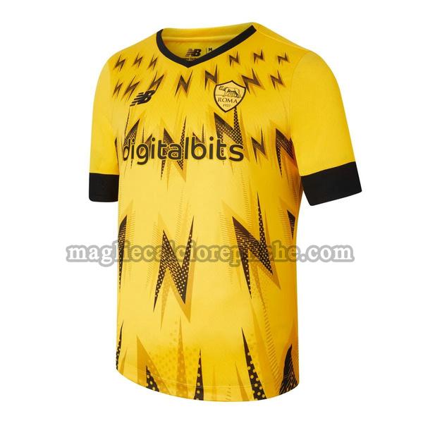 esport maglie calcio as roma 2022 2023 giallo