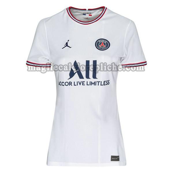 fourth maglia calcio donna psg 2021 2022 bianco