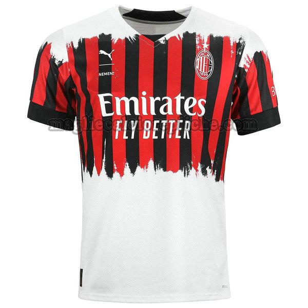 fourth maglie calcio ac milan 2022 rosso bianco