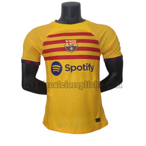 fourth maglie calcio barcellona 2022 2023 player giallo