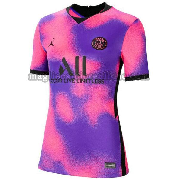 fourth maglie calcio donna psg 2020 2021 porpora