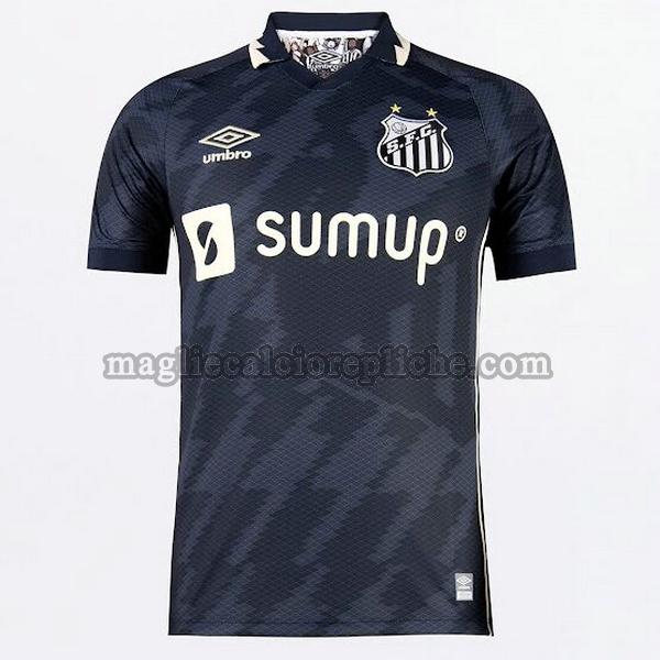 fourth maglie calcio santos 2021 2022 thailandia nero