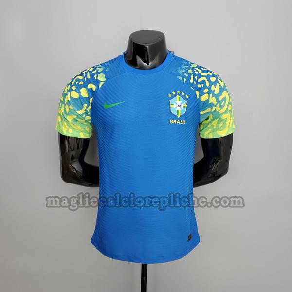 futsal seconda maglie calcio brasile 2021 2022 player blu