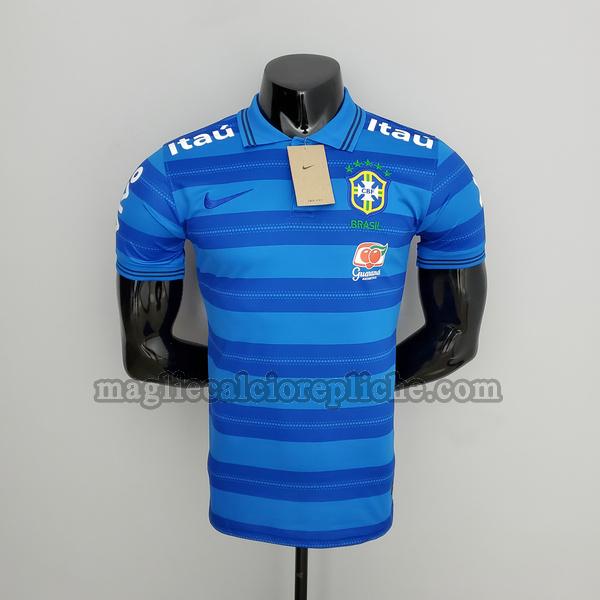 futsal seconda maglie calcio brasile 2021 22 player blu