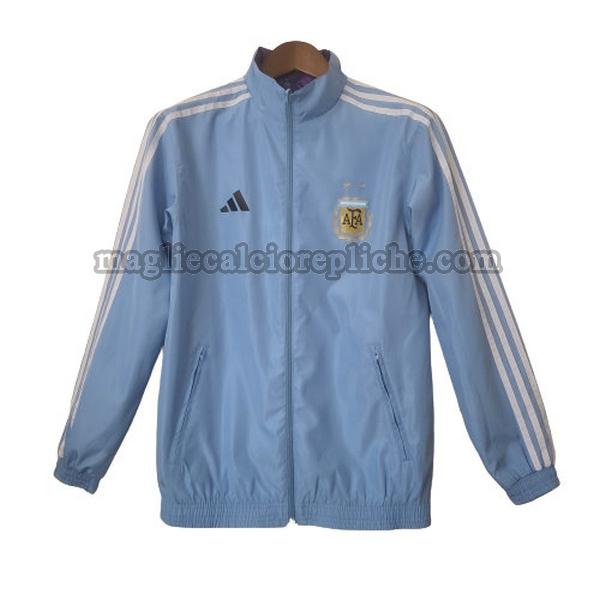 giacche a vento calcio argentina 2022 2023 blu