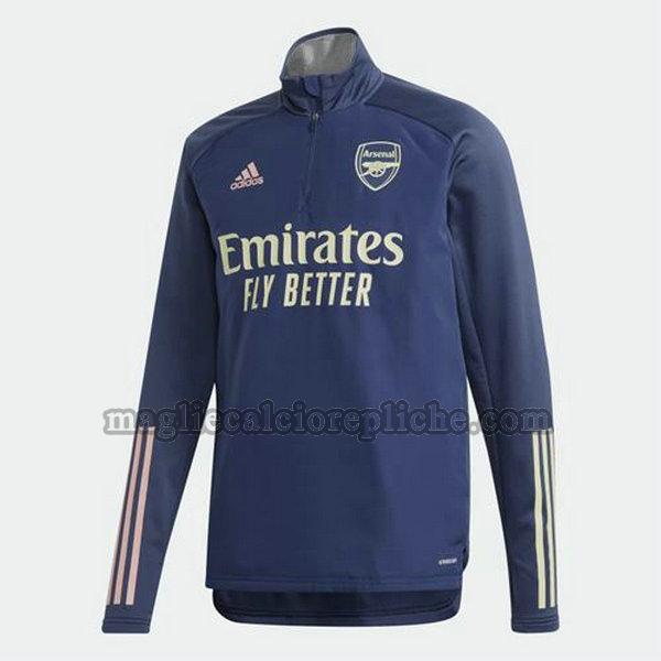 giacche a vento calcio arsenal 2020-2021 blu