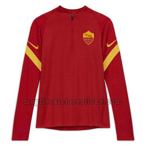 giacche a vento calcio as roma 2020-21 rosso