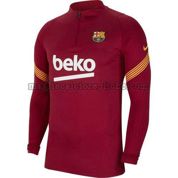 giacche a vento calcio barcellona 2020-2021 blu-rosso-nero