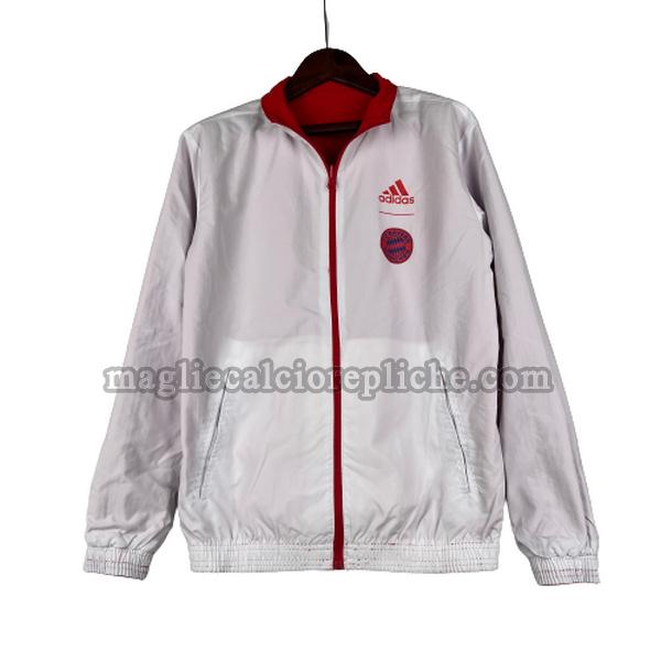 giacche a vento calcio bayern münchen 2023 24 bianco