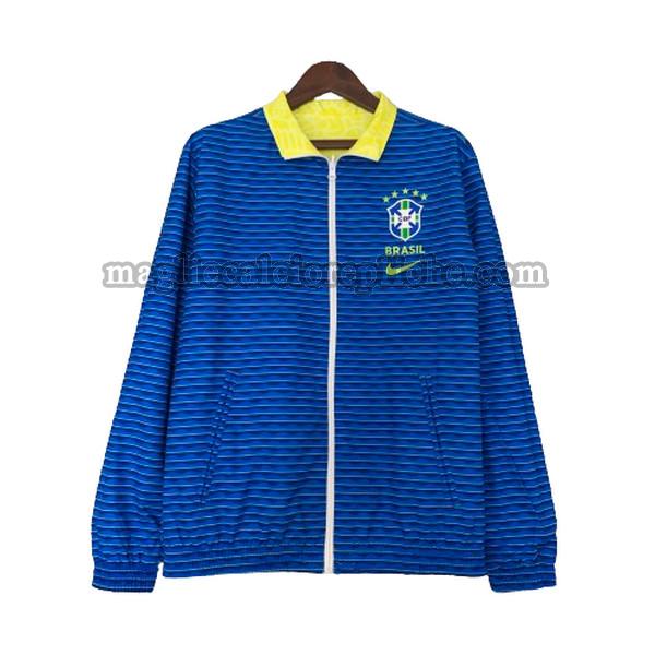 giacche a vento calcio brasile 2023 2024 blu