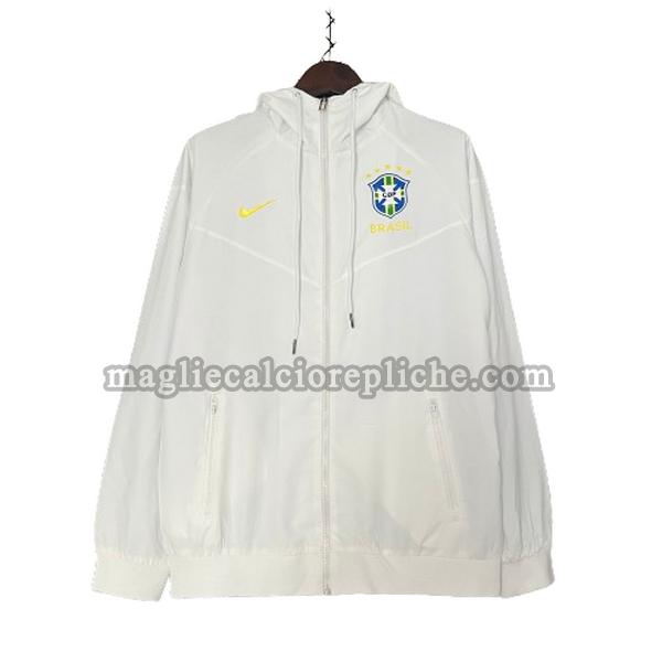 giacche a vento calcio brasile 2024 2025 bianco