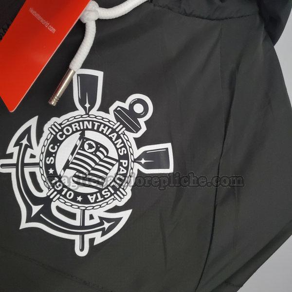  giacche a vento calcio corinthians paulista 2021 2022 nero