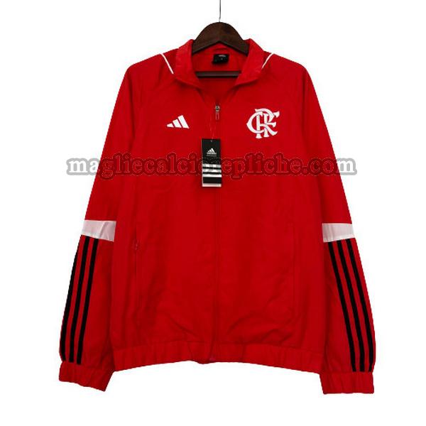 giacche a vento calcio flamengo 2023 rosso