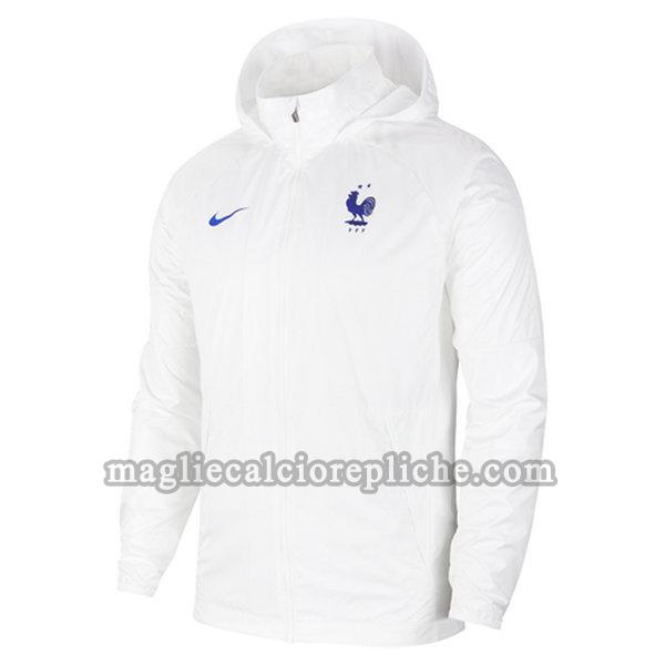 giacche a vento calcio francia 2020-2021 bianco