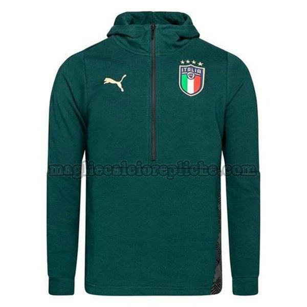 giacche a vento calcio italia 2020-2021 verde