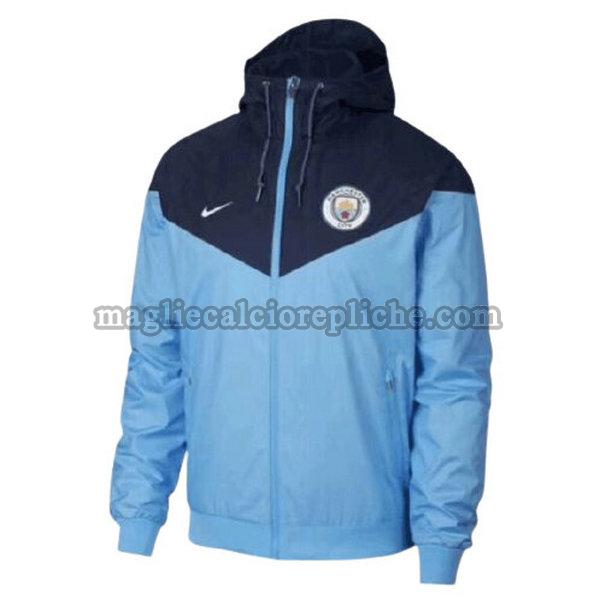 giacche a vento calcio manchester city 2021 2022 blu