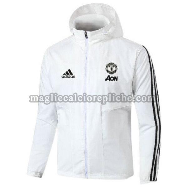 giacche a vento calcio manchester united 2021 22 bianco