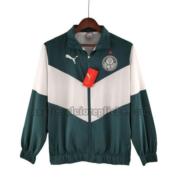 giacche a vento calcio palmeiras 2022 2023 verde bianco