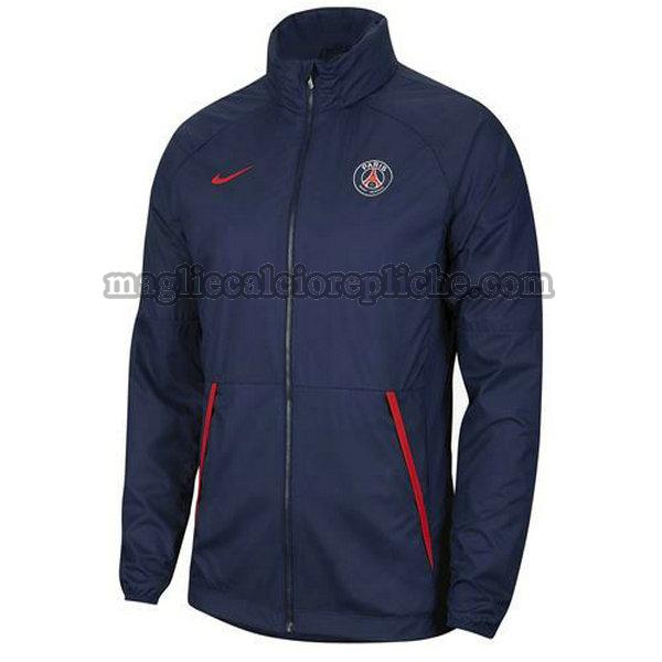 giacche a vento calcio psg 20-21 blu