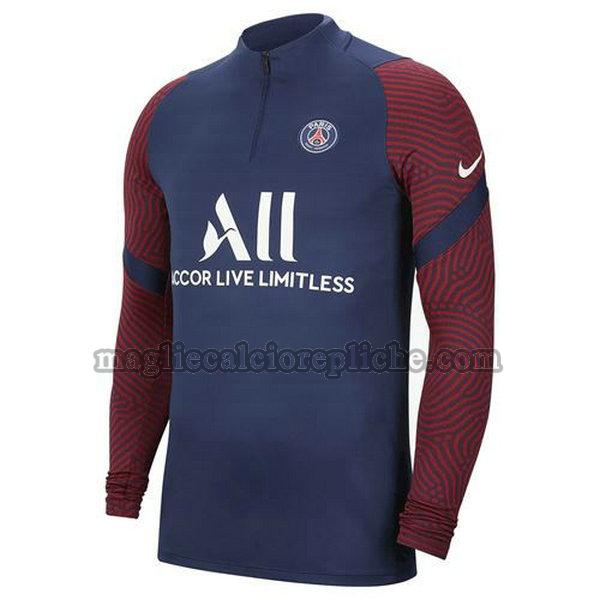 giacche a vento calcio psg 2020-21 blu