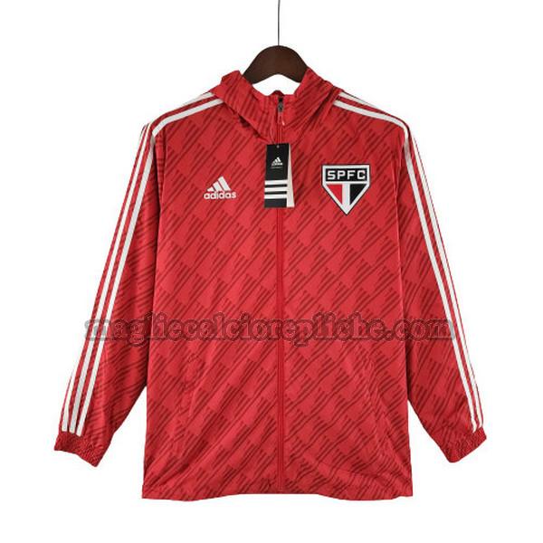 giacche a vento calcio sao paulo 2022 2023 rosso