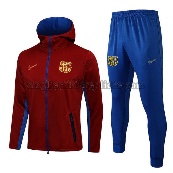 giacche calcio barcellona 2021 2022 completo rosso