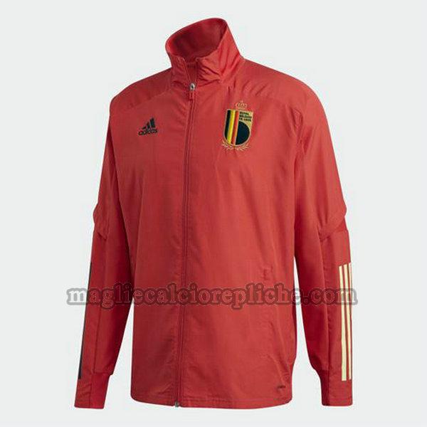 giacche calcio belgio 2020-2021 rosso