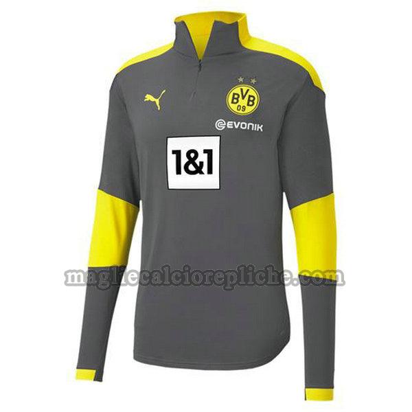 giacche calcio borussia dortmund 2020-2021 grigio