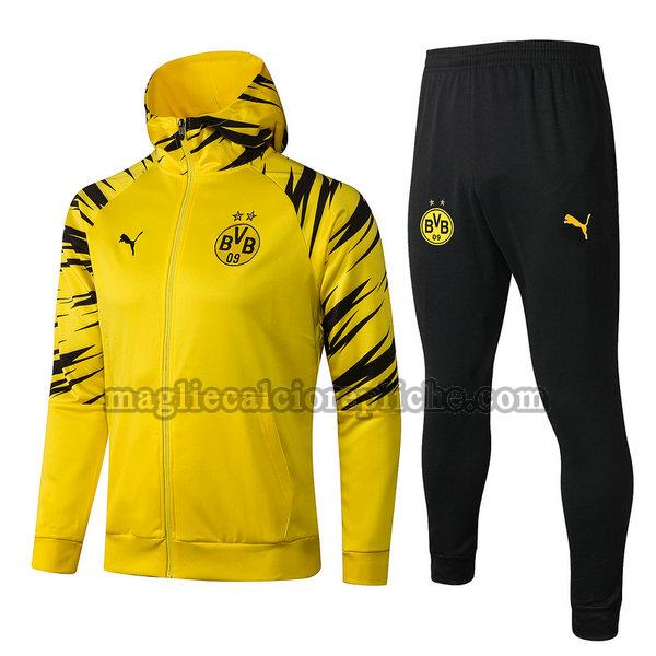 giacche calcio borussia dortmund 2021 2022 completo giallo