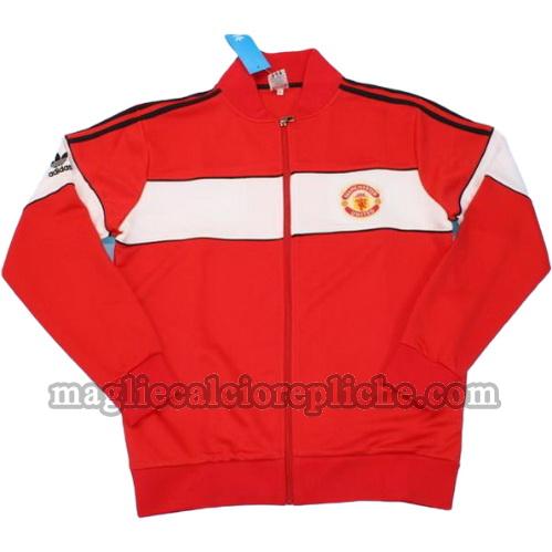 giacche calcio manchester united 1984 rosso