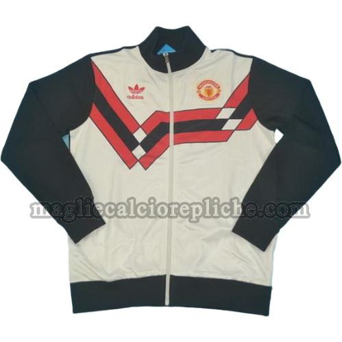 giacche calcio manchester united 1990-1992 bianco