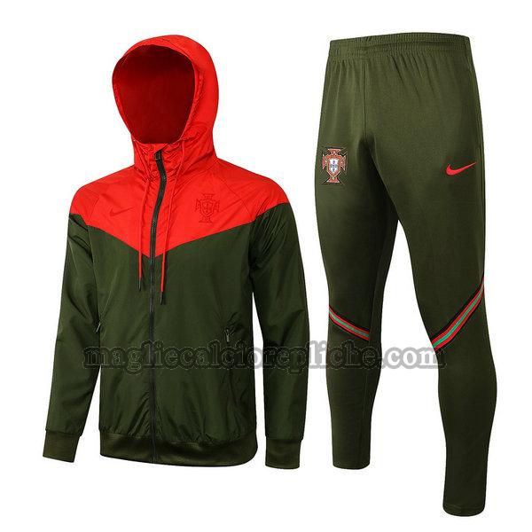 giacche calcio portogallo 2021 2022 completo rosso verde