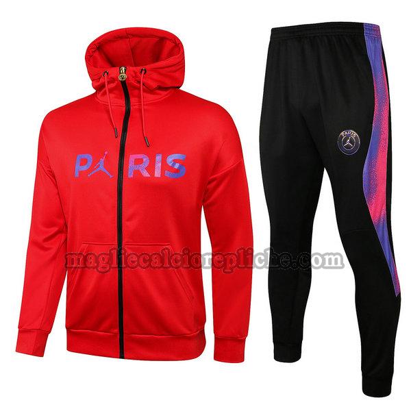 giacche calcio psg 2021 2022 completo rosso