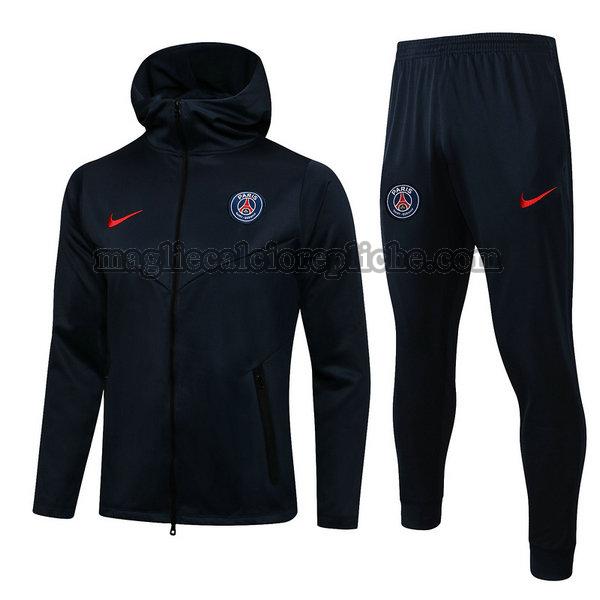 giacche calcio psg 2021 22 completo blu