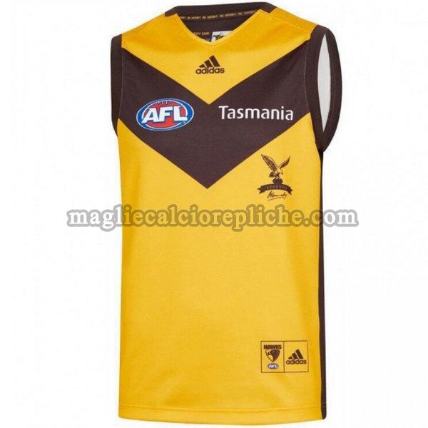 guernsey maglie calcio hawthorn hawks 2019 giallo