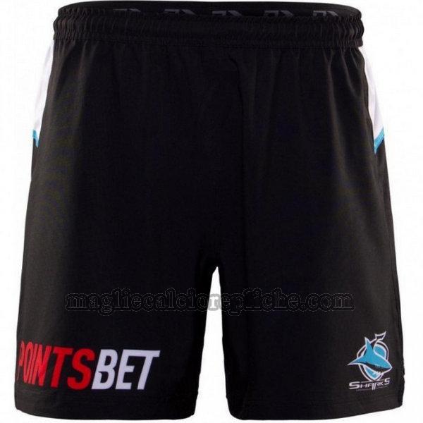 gym pantaloncini calcio cronulla sutherland sharks 2020 nero